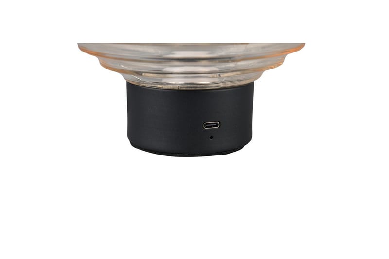 Bordlampe TRIO Earl Matsort/amber - Matsort/amber - Belysning - Lamper & indendørsbelysning - Sengelampe - Sengelampe bord