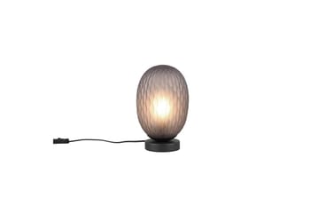 Bordlampe TRIO Facette Mat sort/røg - Mat sort/røg - Belysning - Lamper & indendørsbelysning - Sengelampe - Sengelampe bord