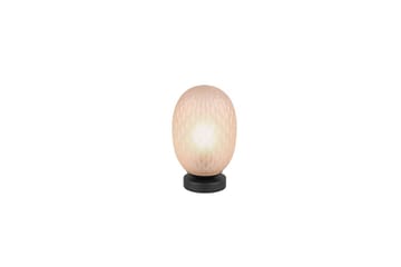 Bordlampe TRIO Facette Matsort/amber - Matsort/amber - Belysning - Lamper & indendørsbelysning - Sengelampe - Sengelampe bord