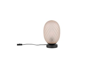 Bordlampe TRIO Facette Matsort/amber - Matsort/amber - Belysning - Lamper & indendørsbelysning - Sengelampe - Sengelampe bord