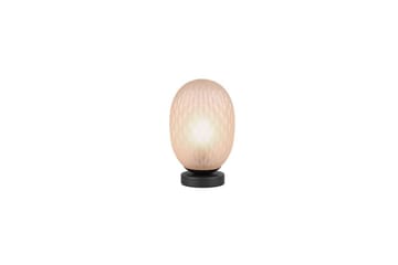 Bordlampe TRIO Facette Matsort/amber - Matsort/amber - Belysning - Lamper & indendørsbelysning - Sengelampe - Sengelampe bord