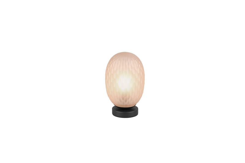 Bordlampe TRIO Facette Matsort/amber - Matsort/amber - Belysning - Lamper & indendørsbelysning - Sengelampe - Sengelampe bord