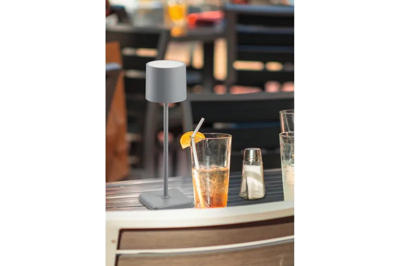 Bordlampe TRIO Fernandez Grå - Grå - Belysning - Lamper & indendørsbelysning - Sengelampe - Sengelampe bord