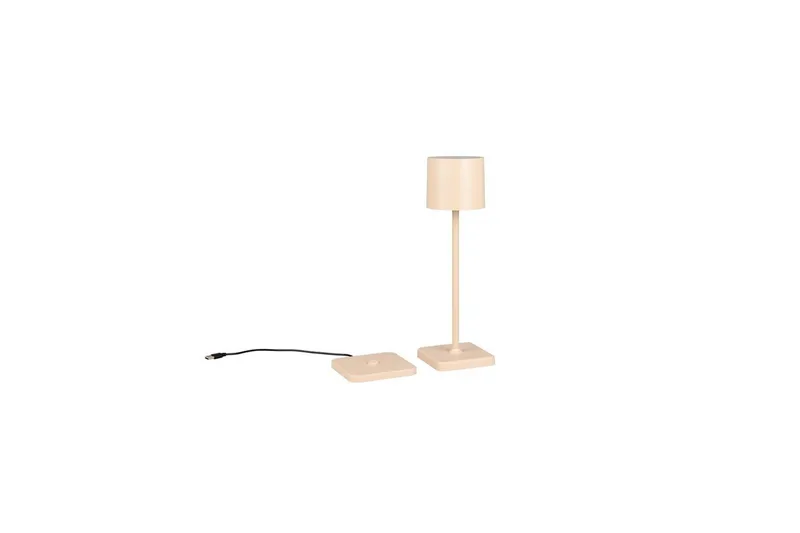 Bordlampe TRIO Fernandez Sand - Sand - Belysning - Lamper & indendørsbelysning - Sengelampe - Sengelampe bord