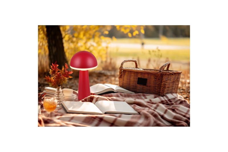 Bordlampe TRIO Fungo Rød - Rød - Belysning - Lamper & indendørsbelysning - Sengelampe - Sengelampe bord