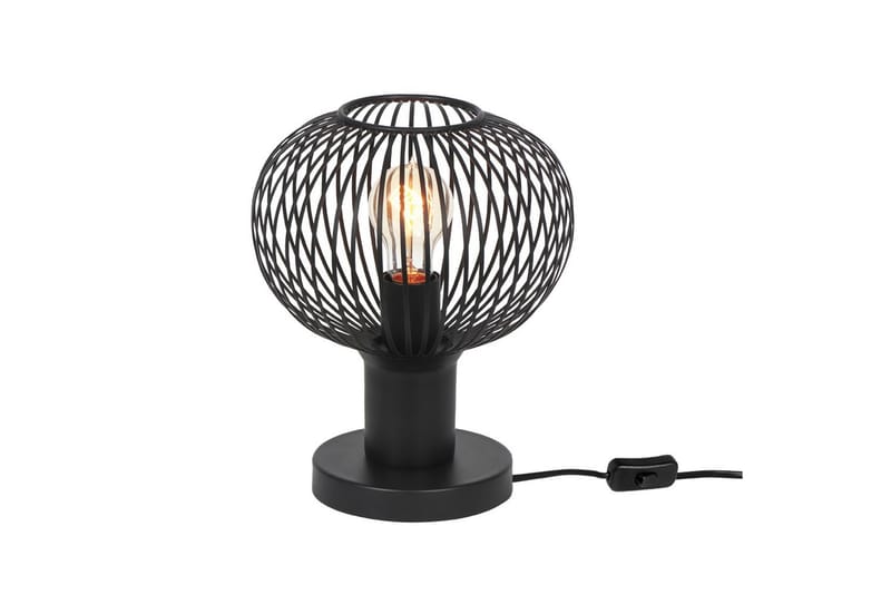 Bordlampe TRIO Gila 23 cm, Matsort - 23 cm, Matsort - Belysning - Lamper & indendørsbelysning - Sengelampe - Sengelampe bord
