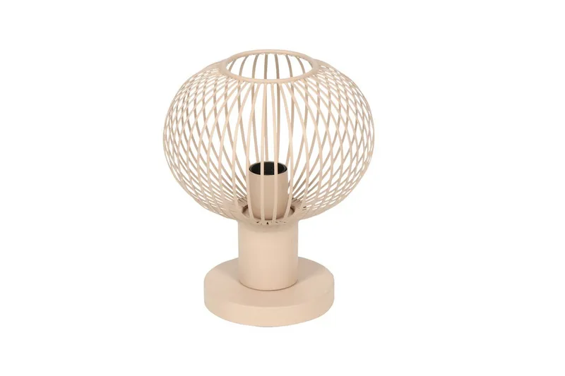 Bordlampe TRIO Gila 23 cm, Sand - 23 cm, Sand - Belysning - Lamper & indendørsbelysning - Sengelampe - Sengelampe bord