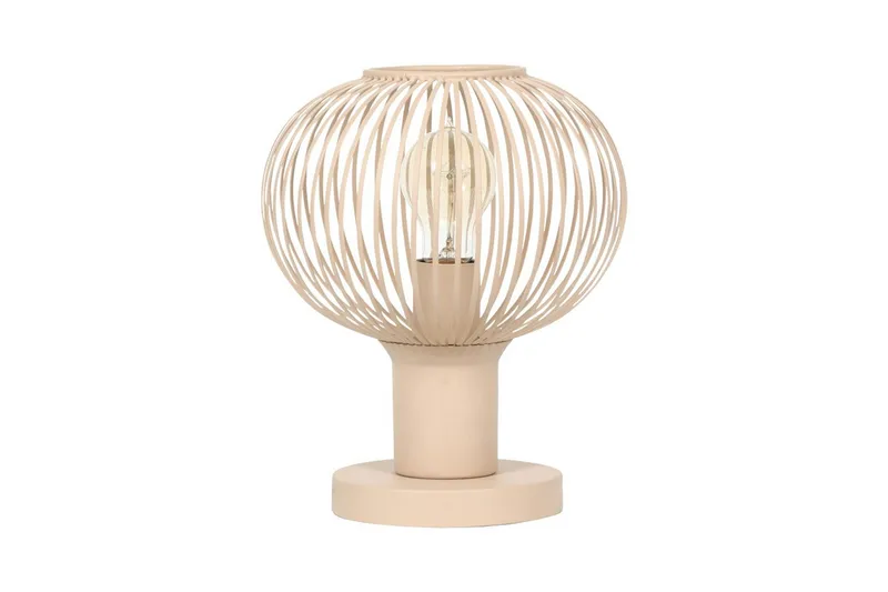 Bordlampe TRIO Gila 23 cm, Sand - 23 cm, Sand - Belysning - Lamper & indendørsbelysning - Sengelampe - Sengelampe bord
