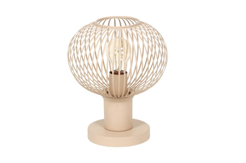 Bordlampe TRIO Gila 23 cm, Sand - 23 cm, Sand - Belysning - Lamper & indendørsbelysning - Sengelampe - Sengelampe bord