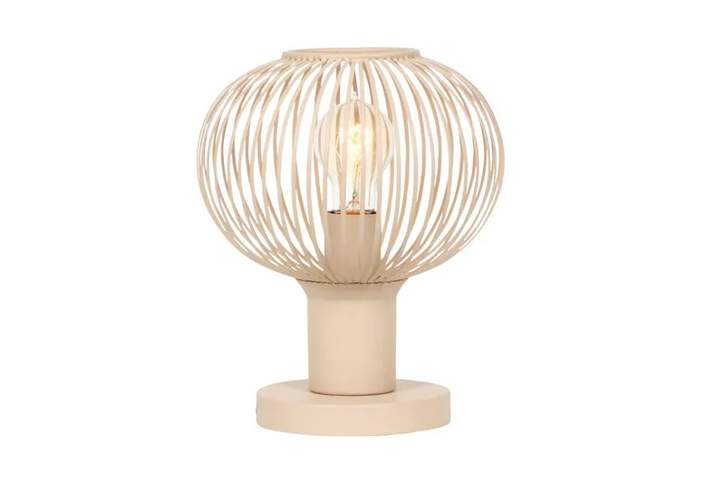 Bordlampe TRIO Gila 23 cm, Sand - 23 cm, Sand - Belysning - Lamper & indendørsbelysning - Sengelampe - Sengelampe bord