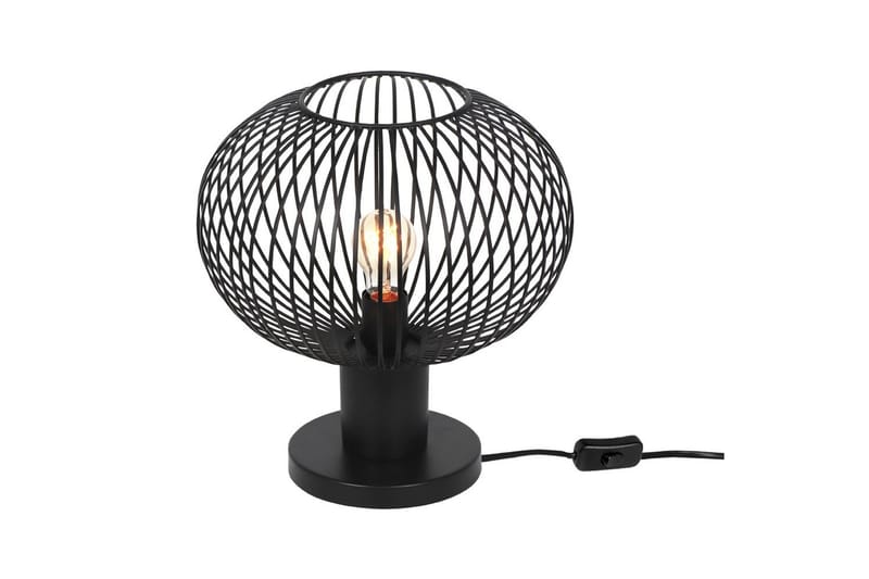 Bordlampe TRIO Gila 33 cm, Matsort - 33 cm, Matsort - Belysning - Lamper & indendørsbelysning - Sengelampe - Sengelampe bord