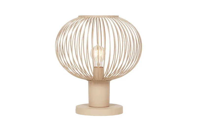 Bordlampe TRIO Gila 33 cm, Sand - 33 cm, Sand - Belysning - Lamper & indendørsbelysning - Sengelampe - Sengelampe bord