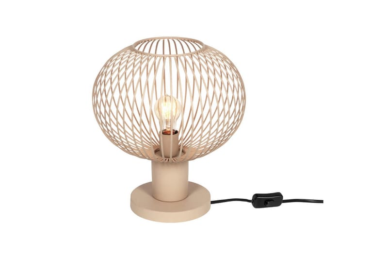 Bordlampe TRIO Gila 33 cm, Sand - 33 cm, Sand - Belysning - Lamper & indendørsbelysning - Sengelampe - Sengelampe bord