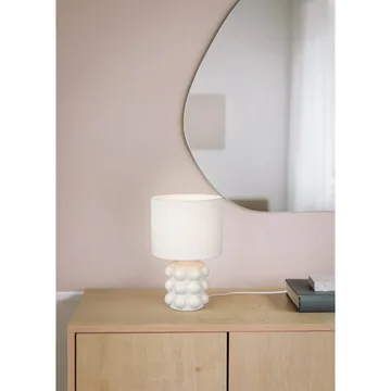 Bordlampe TRIO Kate - 30 cm, Hvid - Belysning - Lamper & indendørsbelysning - Sengelampe - Sengelampe bord