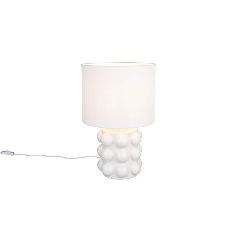 Bordlampe TRIO Kate - 47 cm, Hvid - Belysning - Lamper & indendørsbelysning - Sengelampe - Sengelampe bord