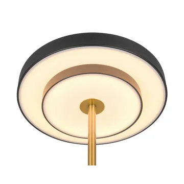 Bordlampe TRIO Keaton - Mat sort/Messing - Belysning - Lamper & indendørsbelysning - Sengelampe - Sengelampe bord