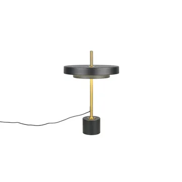 Bordlampe TRIO Keaton - Mat sort/Messing - Belysning - Lamper & indendørsbelysning - Sengelampe - Sengelampe bord