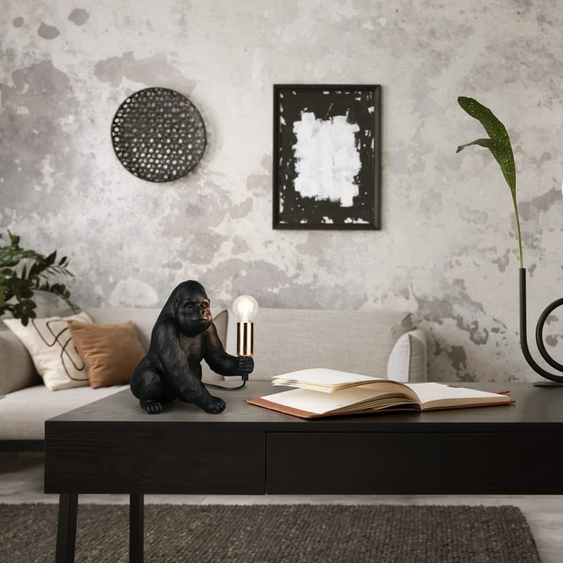 Bordlampe TRIO Kong - Sort - Belysning - Lamper & indendørsbelysning - Sengelampe - Sengelampe bord