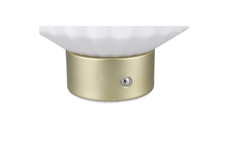 Bordlampe TRIO Lord Matmessing/hvid - Matmessing/hvid - Belysning - Lamper & indendørsbelysning - Sengelampe - Sengelampe bord