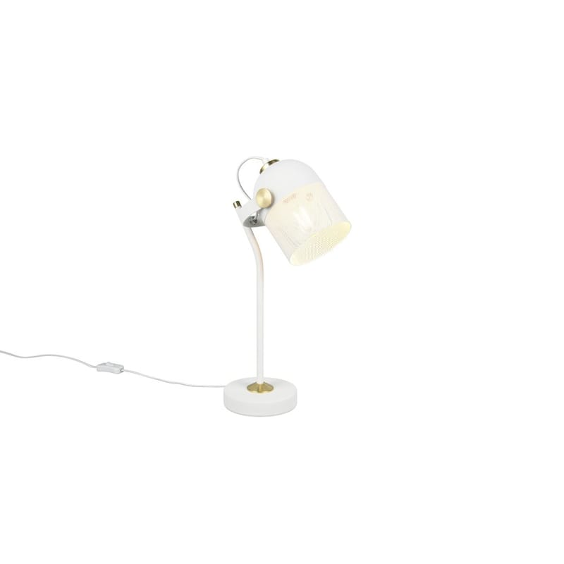 Bordlampe TRIO Mixa, Mat hvid