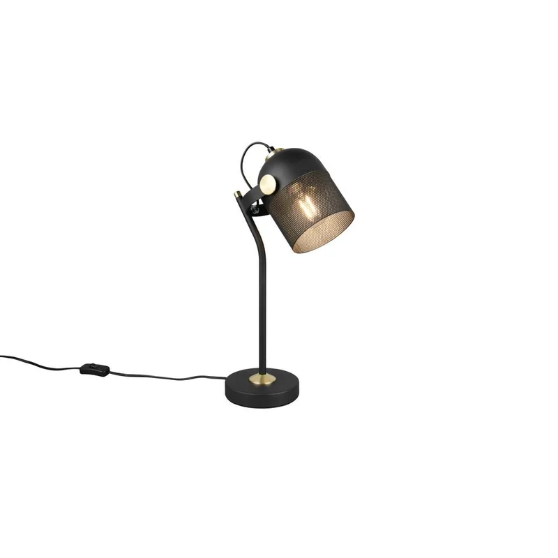 Bordlampe TRIO Mixa, Mat sort