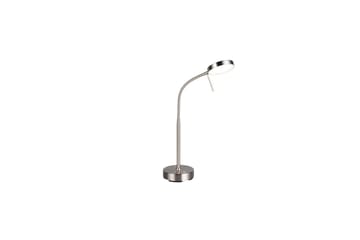 Bordlampe TRIO Moreno Børstet stål - Børstet stål - Belysning - Lamper & indendørsbelysning - Sengelampe - Sengelampe bord
