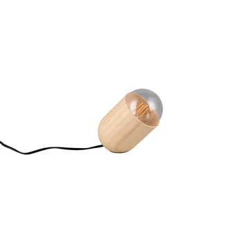 Bordlampe TRIO Nara - Træ - Belysning - Lamper & indendørsbelysning - Sengelampe - Sengelampe bord
