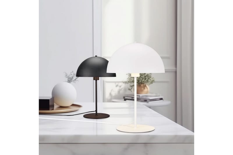 Bordlampe TRIO Nola 30 cm, Mat hvid - 30 cm, Mat hvid - Belysning - Lamper & indendørsbelysning - Sengelampe - Sengelampe bord
