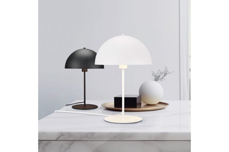 Bordlampe TRIO Nola 30 cm, Matsort - 30 cm, Matsort - Belysning - Lamper & indendørsbelysning - Sengelampe - Sengelampe bord