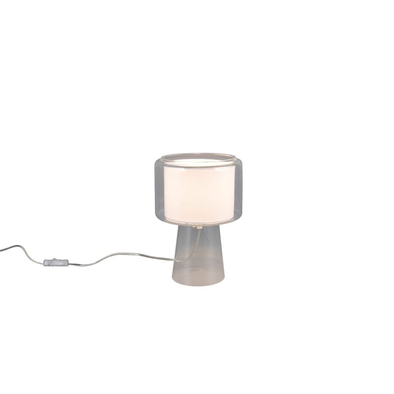 Bordlampe TRIO Rocka, Transparent