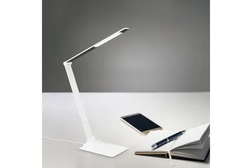 Bordlampe TRIO Travis Mat hvid - Mat hvid - Belysning - Lamper & indendørsbelysning - Sengelampe - Sengelampe bord