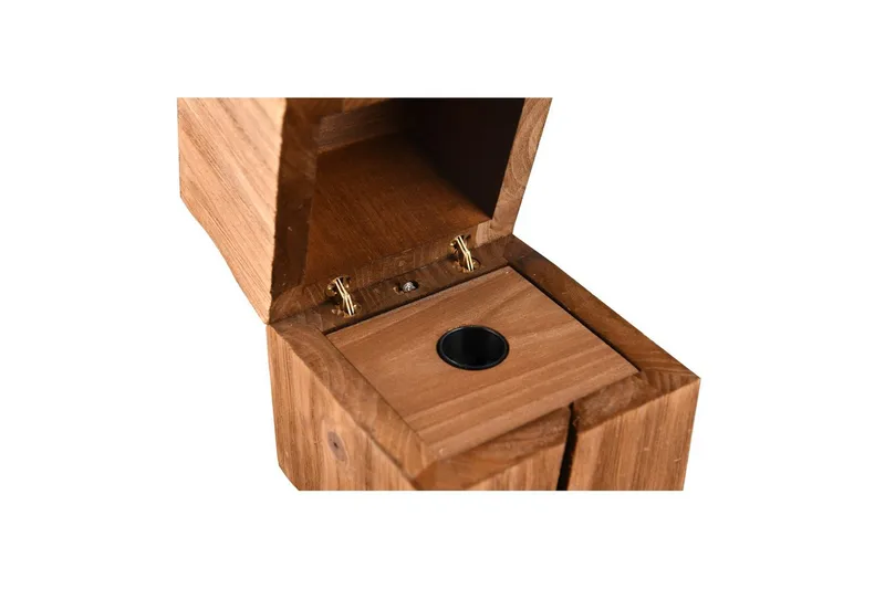 Bordlampe TRIO Treasure Træ - Træ - Belysning - Lamper & indendørsbelysning - Sengelampe - Sengelampe bord