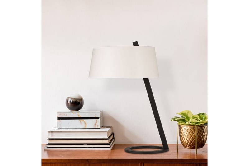 Bordlampe Ulira Hvid / Sort - Hvid / Sort - Belysning - Lamper & indendørsbelysning - Sengelampe - Sengelampe bord
