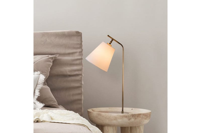 Bordlampe Ulira Hvid / Vintage - Hvid / Vintage - Belysning - Lamper & indendørsbelysning - Sengelampe - Sengelampe bord
