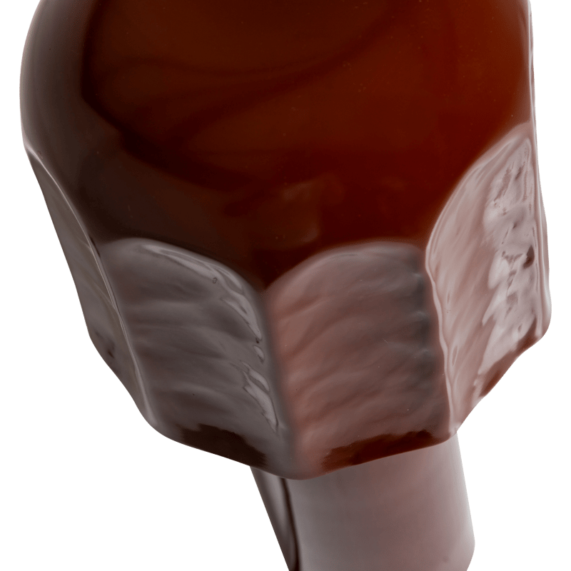 Bordlampe Virel 39 cm - Brun/Rød - Belysning - Lamper & indendørsbelysning - Sengelampe - Sengelampe bord