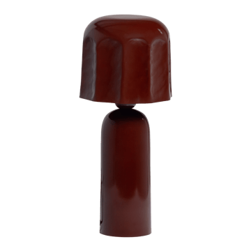 Bordlampe Virel 39 cm - Brun/Rød - Belysning - Lamper & indendørsbelysning - Sengelampe - Sengelampe bord