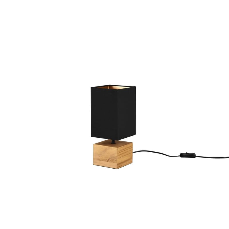 Bordlampe Woody - Træ/sort - Belysning - Lamper & indendørsbelysning - Sengelampe - Sengelampe bord