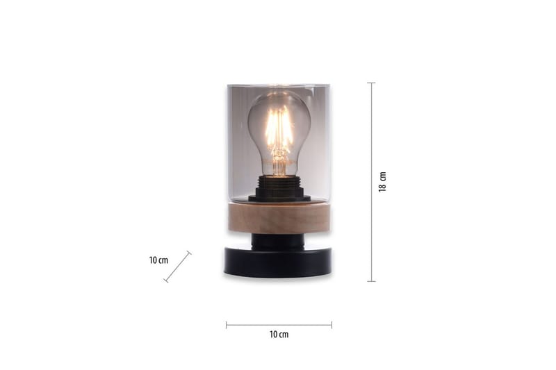 Bordlampe Pasqual - 10x18x10 cm - Belysning - Lamper & indendørsbelysning - Sengelampe - Sengelampe bord