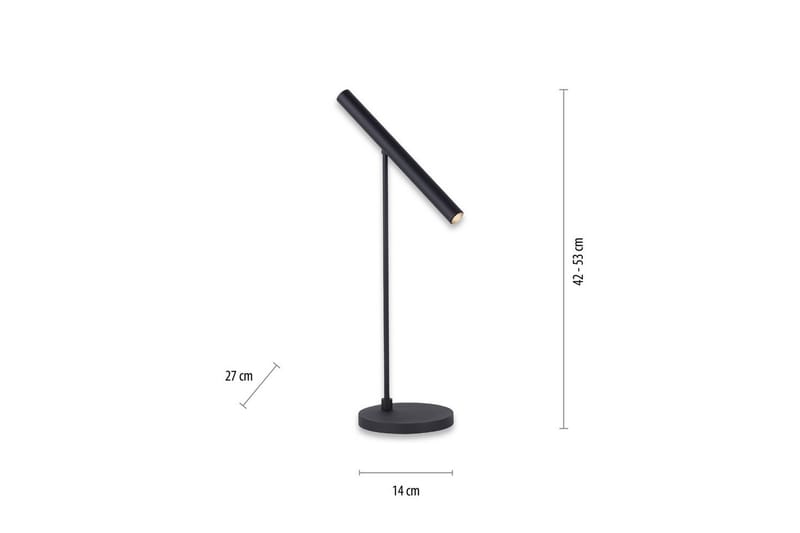 Bordlampe Pure Tutua - 14x52x27 cm - Belysning - Lamper & indendørsbelysning - Sengelampe - Sengelampe bord