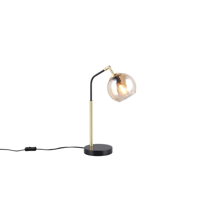 Bordlampe Paxton - Mat sort/guld - Belysning - Lamper & indendørsbelysning - Sengelampe - Sengelampe bord