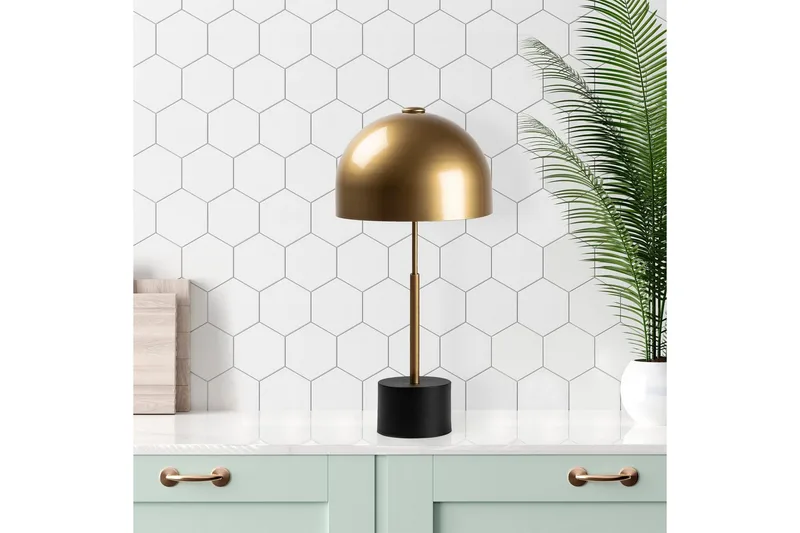 Bordslampa Opviq Mixed Luxora Svart / Antik Black - Belysning - Lamper & indendørsbelysning - Sengelampe - Sengelampe bord