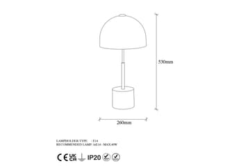 Bordslampa Opviq Mixed Luxora Svart / Antik Black - Belysning - Lamper & indendørsbelysning - Sengelampe - Sengelampe bord
