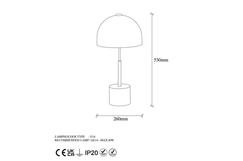 Bordslampa Opviq Mixed Luxora Svart / Antik Black - Belysning - Lamper & indendørsbelysning - Sengelampe - Sengelampe bord