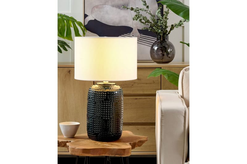 Budelli Bordlampe 49 cm E27 - Mørkeblå - Belysning - Lamper & indendørsbelysning - Sengelampe - Sengelampe bord