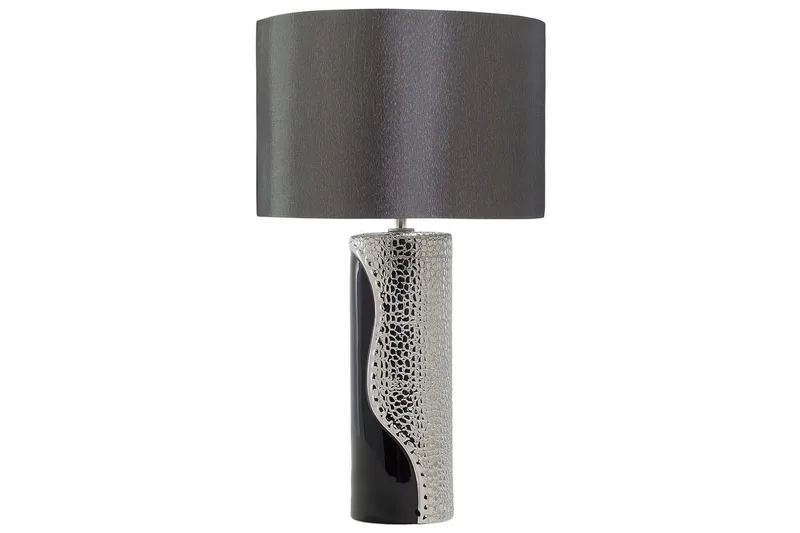 Capriken Bordlampe 52 cm E27, Sort/Sølv