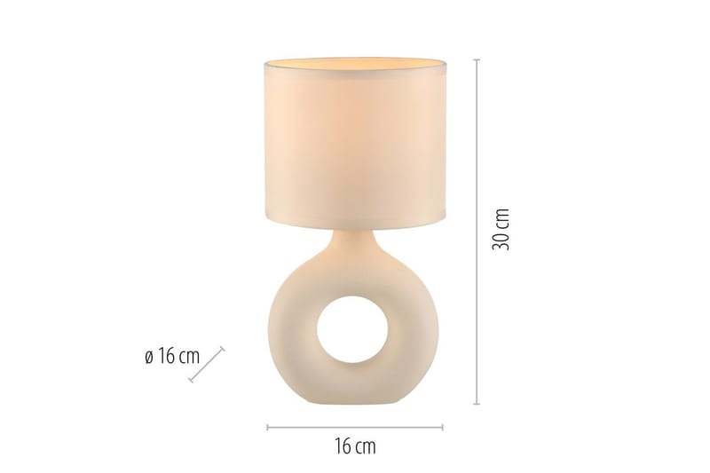 Carara Just Light Bordlampe - Belysning - Lamper & indendørsbelysning - Sengelampe - Sengelampe bord