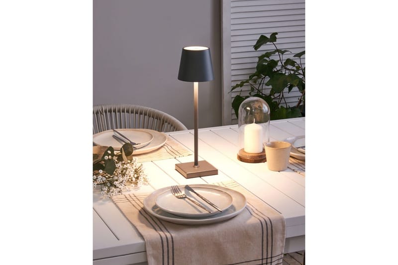 Cebrai LED Bordlampe 38 cm - Grå - Belysning - Lamper & indendørsbelysning - Sengelampe - Sengelampe bord