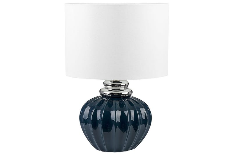 Celestiale Bordlampe 45 cm E27 - Mørkeblå/Hvid - Belysning - Lamper & indendørsbelysning - Sengelampe - Sengelampe bord