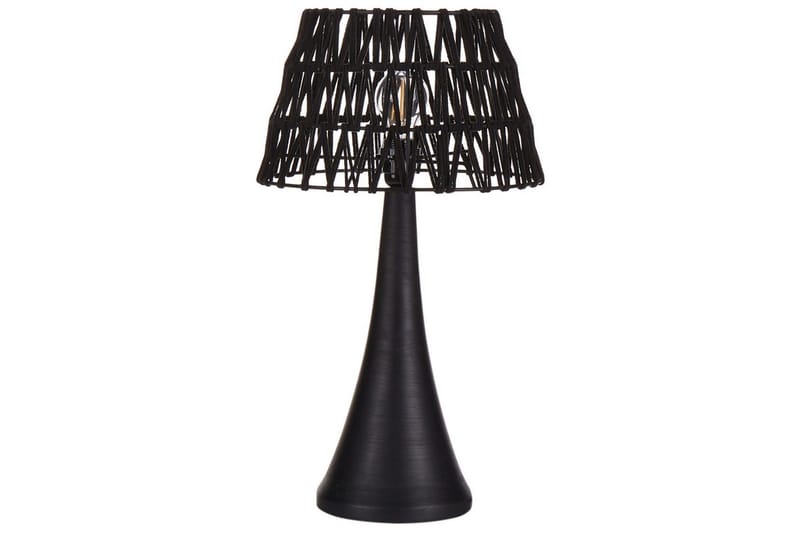 Dalino Bordlampe 47 cm E27, Sort