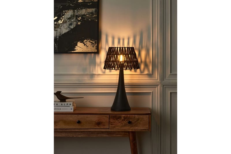 Dalino Bordlampe 47 cm E27 - Sort - Belysning - Lamper & indendørsbelysning - Sengelampe - Sengelampe bord